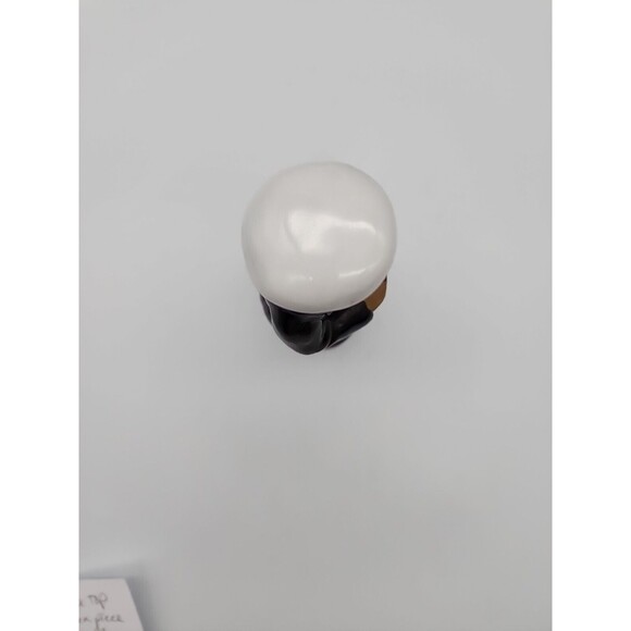 Sea Captain Peg Leg Glazed Pottery Ceramic Figurine Canadian Folk Art - Picture 5 of 12